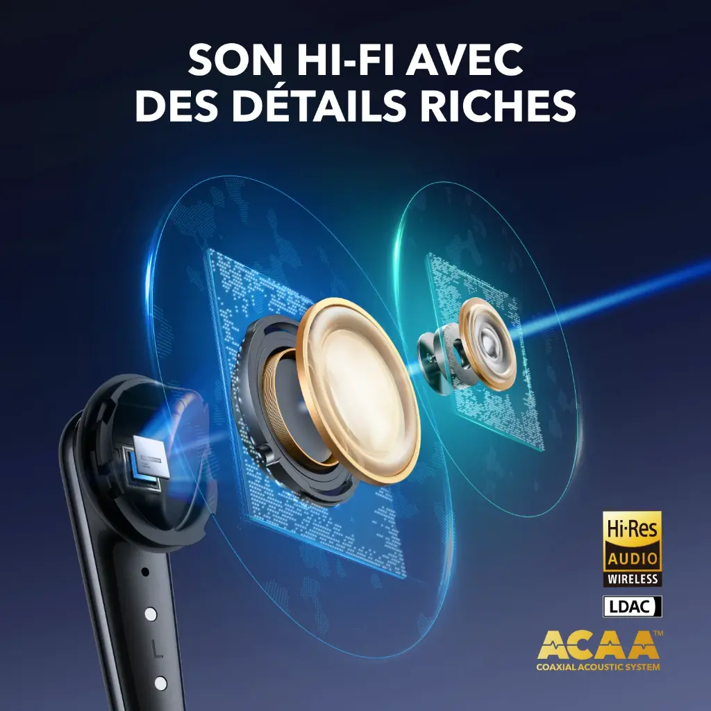  Soundcore Liberty 4 Pro | Annulation précise du bruit par 7 capteurs