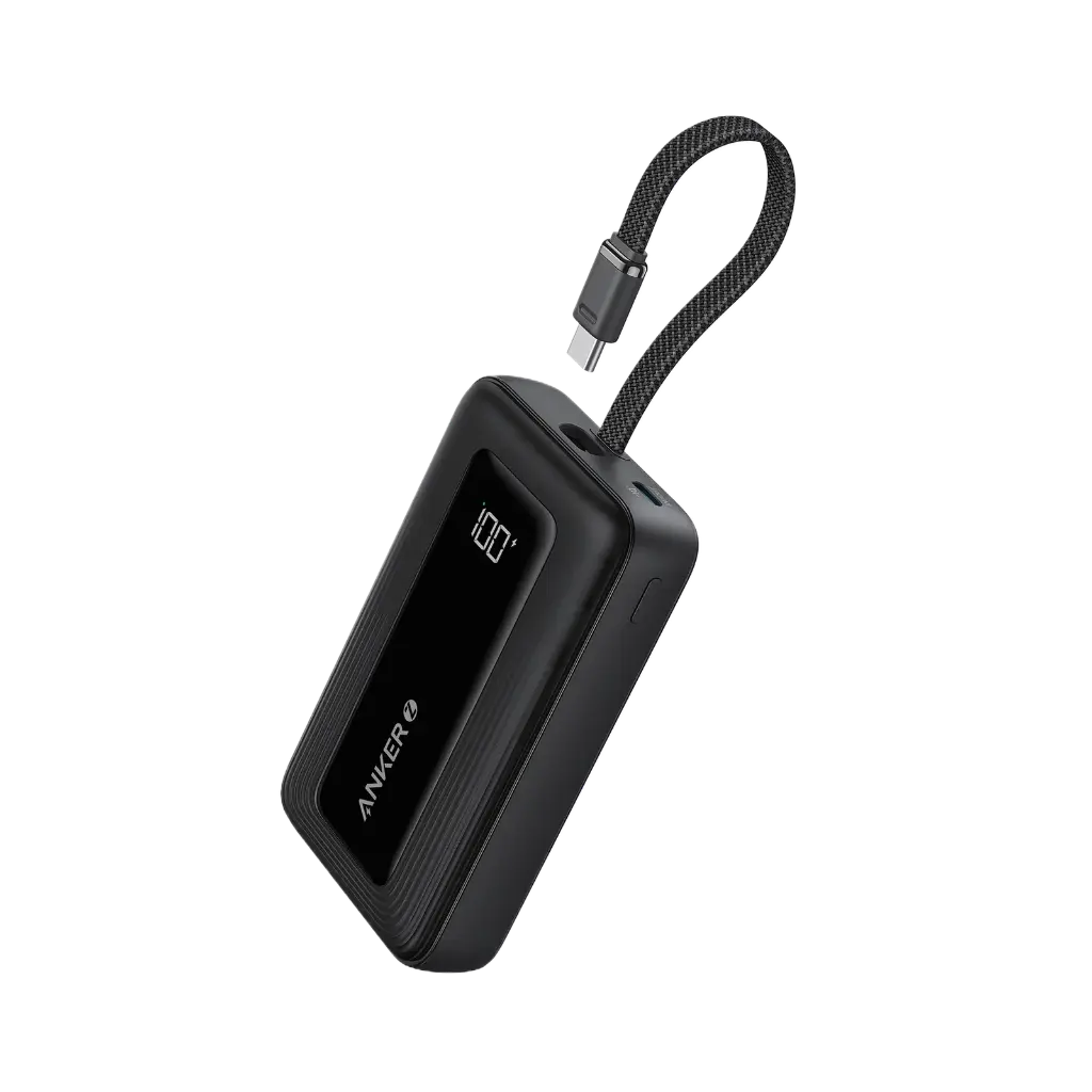 Anker zolo power bank 20K, 22w, built-in usb-c cable