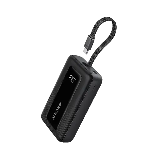 Anker zolo power bank 20K, 22w, built-in usb-c cable